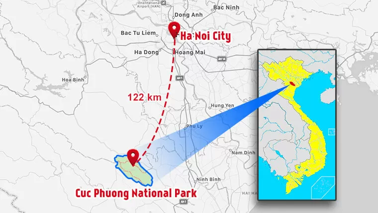 cuc phuong national park map