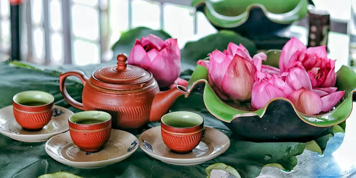 vietnamese lotus tea