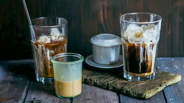 vietnamese iced coffee with condensed milk