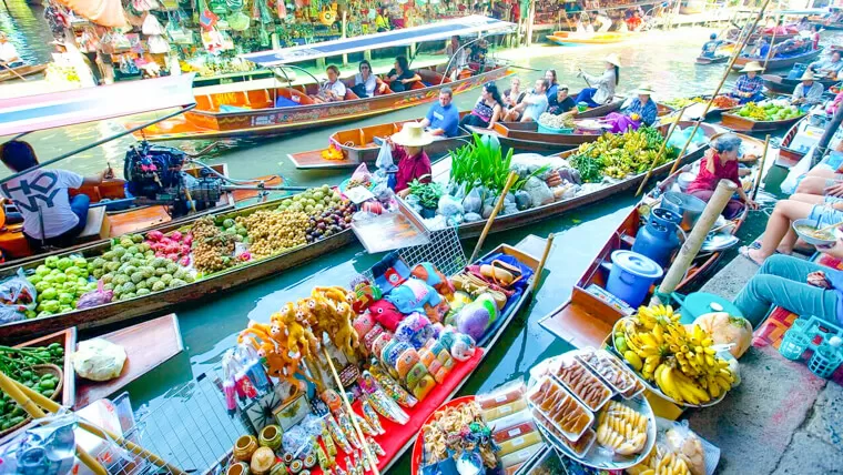 can tho floating markets