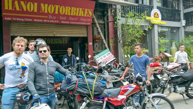 motorbike rental in vietnam