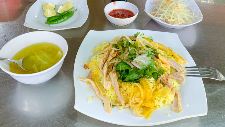 hoi an chicken rice restaurants