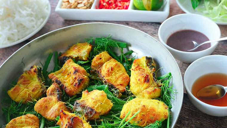 hanoi turmeric fish with dill