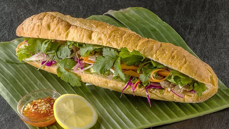 Banh mi famous food in Vietnam