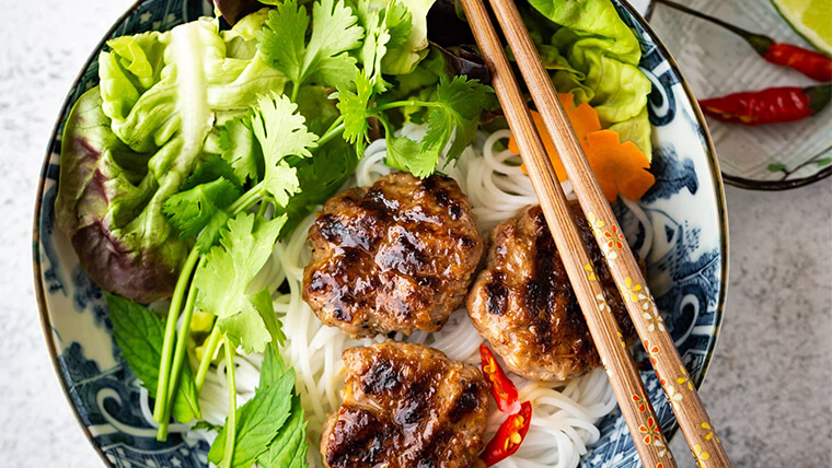 Bun cha famous foods in Vietnam