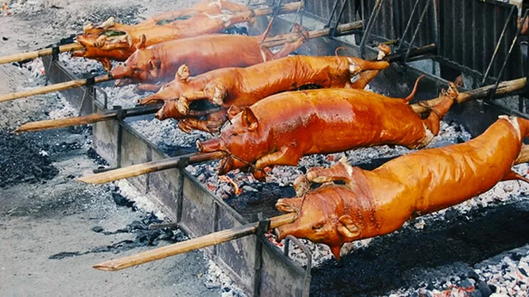Pork foods in Sapa