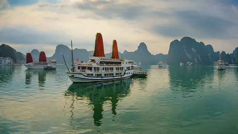 halong bay in north vietnam travel