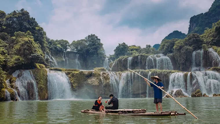 ban gioc waterfall north vietnam travel