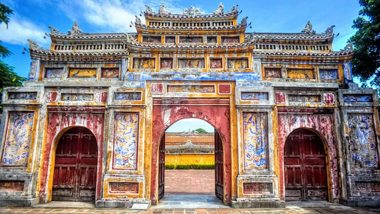 Dien Tho Palace in Hue Royal citadel 