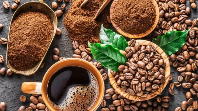 Coffee beans in Hanoi