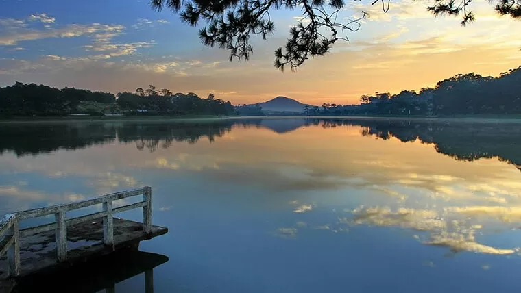 Xuan Huong lake in Vietnam