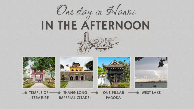 afternoon itinerary for one day in hanoi