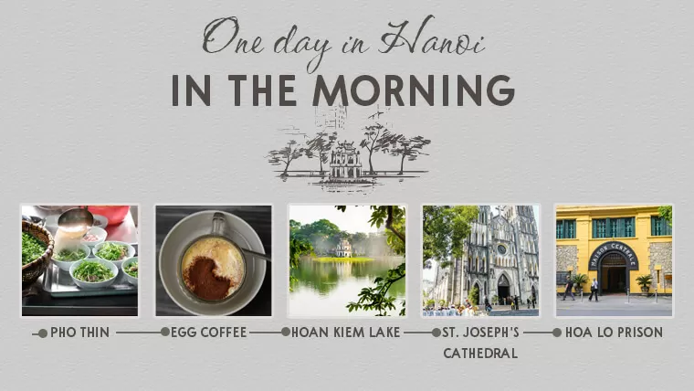 one day in hanoi morning itinerary