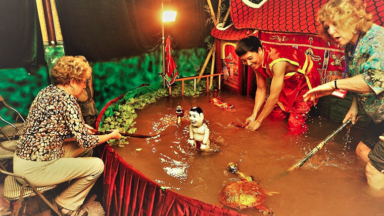 Hanoi water puppet show