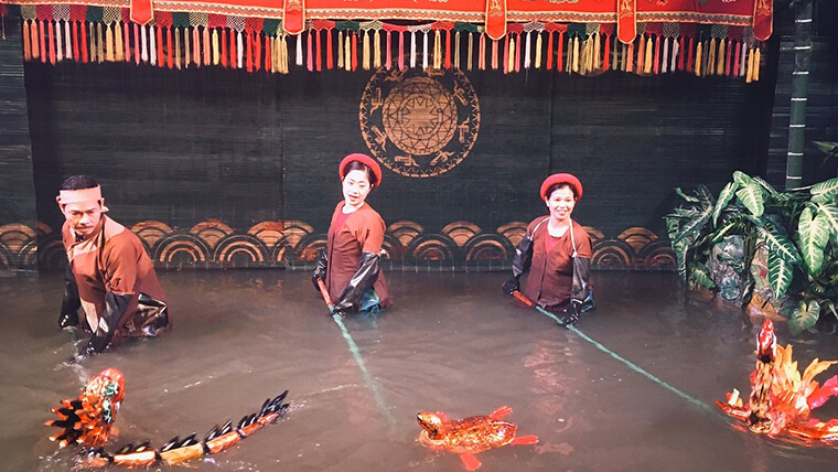 Lotus water puppet show Hanoi