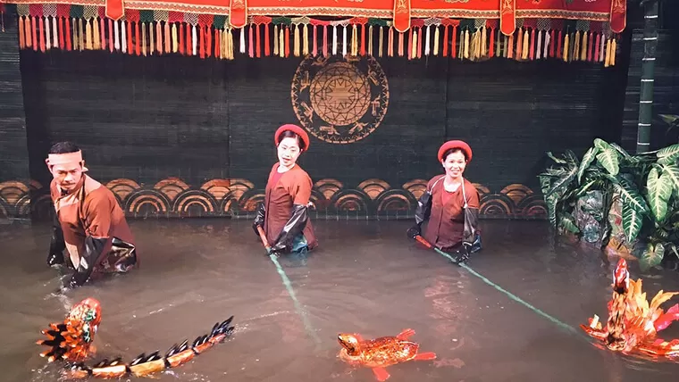 Lotus water puppet show Hanoi