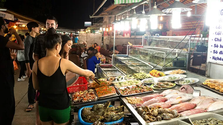 Visitors in Phu Quoc markets