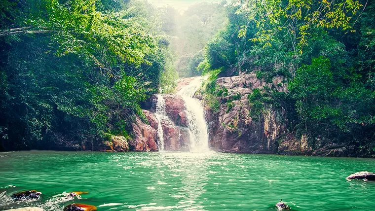datanla waterfalls in vietnam