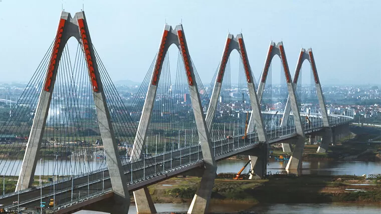Nhat Tan bridge in Vietnam