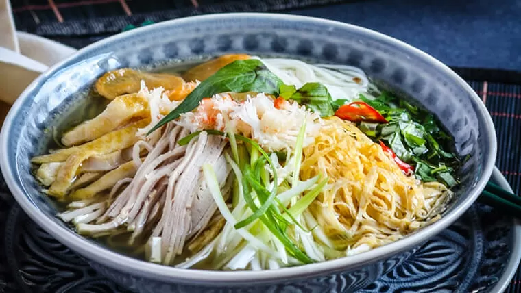 bun thang noodle typical hanoi local food