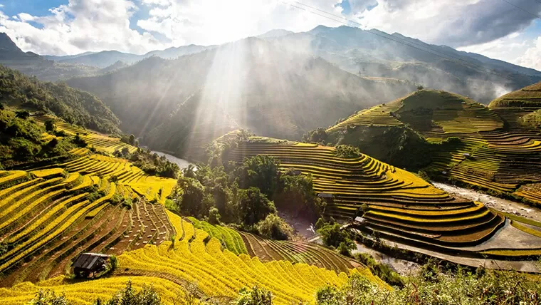 mu cang chai in the northern region of vietnam
