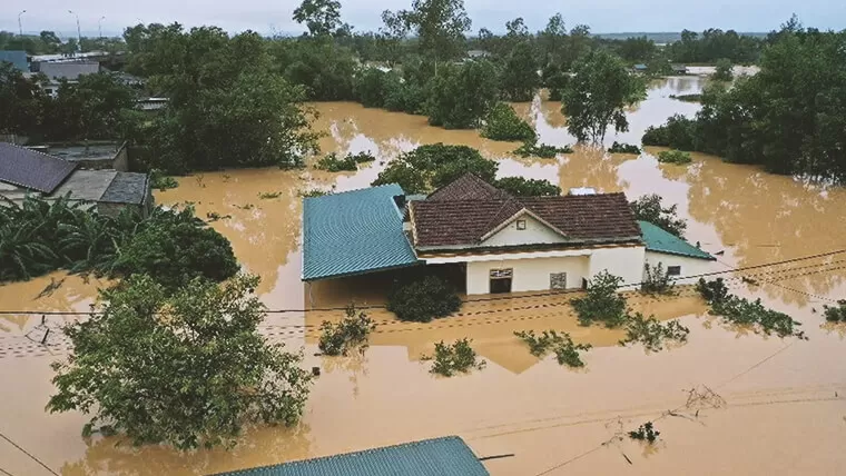 flood in north vietnam
