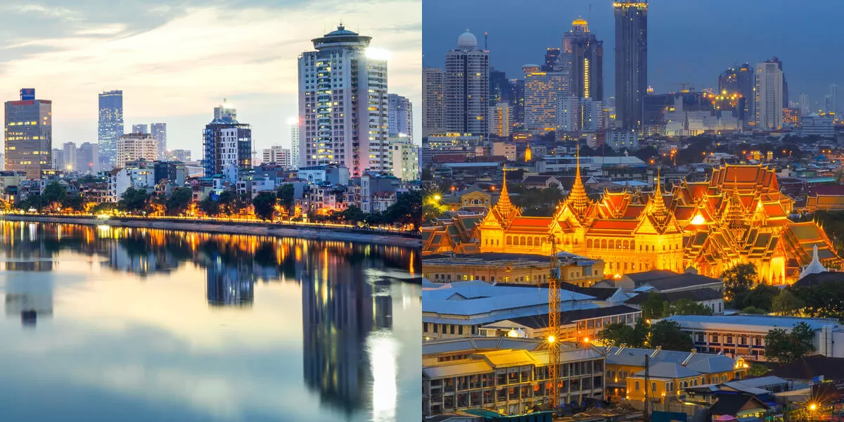 from hanoi to bangkok