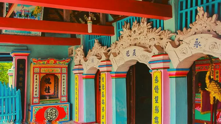 am linh temple in ly son island